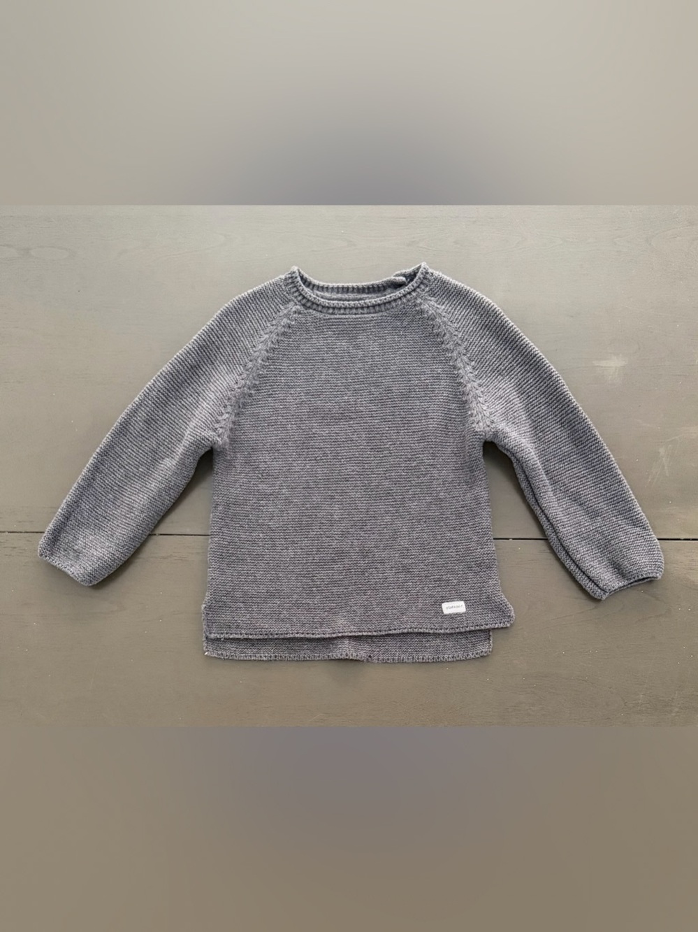 Zara Baby Gray Knit Sweater Size 12-18M